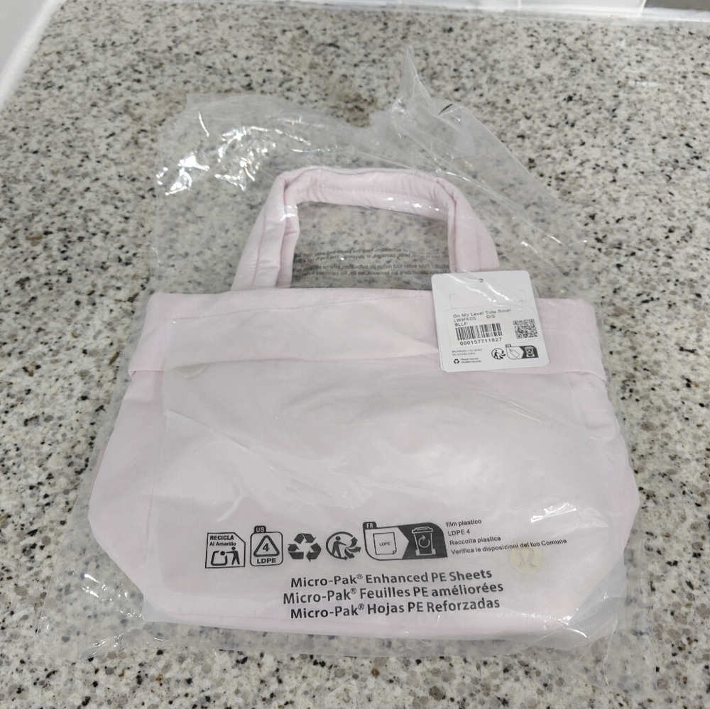 Lululemon On My Level Small Tote Bag 5L (Blissful Pink)